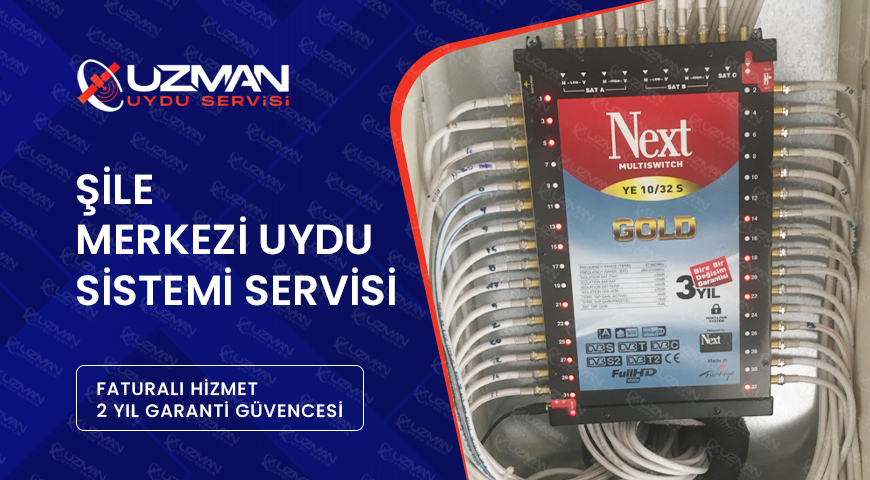 Şile Merkezi Uydu Sistemi Servisi